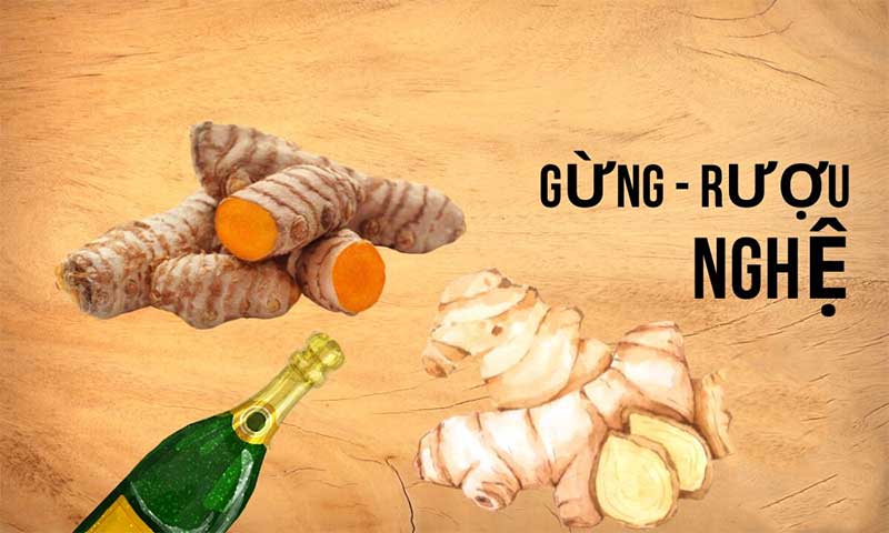 Nghệ – rượu – gừng cực đỉnh từ Bj88